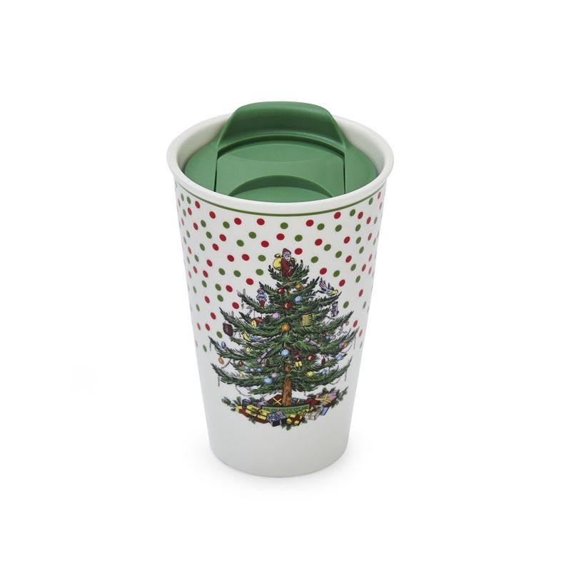 Spode Christmas Tree Polka Dot Travel Mug - 8 oz., 1 of 7