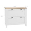 Lateral File Cabinet, 2 Drawer Filing Cabinet with Adjustable Hanging Bar for Letter, A4 and Legal Size - 3 of 4