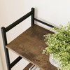 5-Tier Large Open Shelf Bookcase with 14 Adjustable Display Shelves Rustic Industrial Style Bookshelves for Living Room Bedroom Office, Brown - 4 of 4