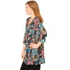 Woman Within Plus Size Watercolor Tunic - 3 of 3