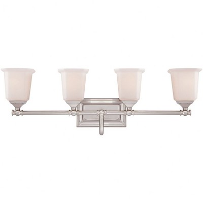 Quoizel Lighting Nicholas 4 - Light Vanity in  Brushed Nickel