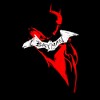 Juniors Womens The Batman Artistic Red & White Graffiti T-Shirt - 2 of 4