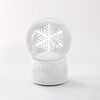 Personalization Mall Engraved Happy Holidays Musical Snowflake Snow Globe - 3 of 3