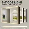LED Bathroom Medicine Cabinet with Mirror, Surface or Recessed Mount, Defogger, Memory Function, 3-Color Lighting, USB & Outlet, Dimmer - 4 of 4
