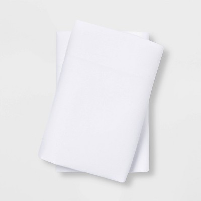 Standard Easy Care Solid Pillowcase Set White - Room Essentials™