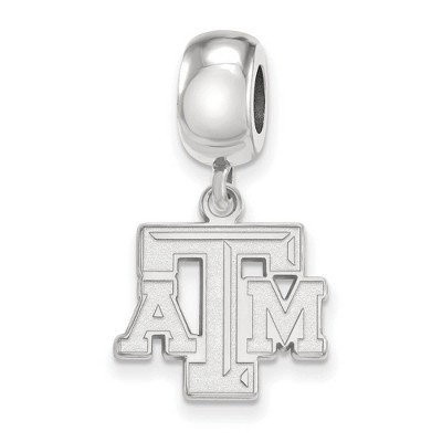 Black Bow Jewelry Sterling Silver Texas A&M Aggies NCAA Bead Charm