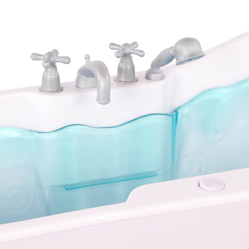 Our Generation Bubbly Bathtime Bathtub with Water Sounds Dollhouse Accessory Set for 18&#39;&#39; Dolls, 5 of 8