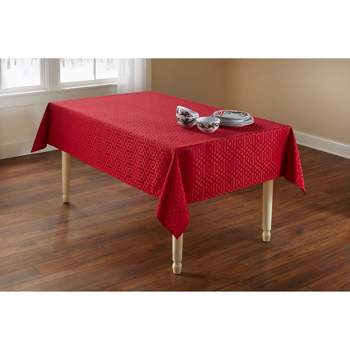 BrylaneHome Jacquard Tablecloth