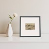 8" x 8" Tuscan Village Antique Wall Art Black - Petal Lane: Canvas Print, Vertical, Framed in Polystyrene - 2 of 3