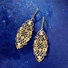 Ross-Simons 18kt Gold Over Sterling Filigree Drop Earrings - 3 of 4
