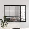 vidaXL Wall Mirror Black 31.5 in.x23.6 in. Metal - 3 of 4
