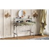 NicBex Vanity Desk with Mirror 33.9" Elegant Dressing Table with 2 Big Drawers & Open Shelf, Vanity Set with Charging Station for Bedroom - 2 of 4