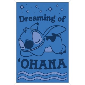 Trends International Disney Lilo and Stitch: Sleep Trends - Dreaming Of 'Ohana Framed Wall Poster Prints - 1 of 4