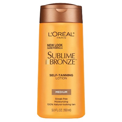 LOreal Paris Sublime Bronze Self-Tanning Lotion Medium Natural Tan - 5 fl oz
