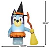 Gemmy Airblown Inflatable Bluey in Witch Costume Bluey , 3.5 ft Tall, Multicolored - 3 of 4