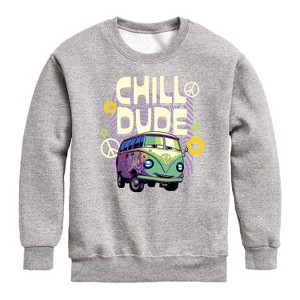 Boys' - Disney - Filmore Says Chill Dude Graphic Long Sleeve Fleece Sweatshirt - 1 of 4