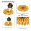 Unique Bargains Graduation Decorative Centerpieces Black + Gold Tone 18 Pcs - 2 of 4