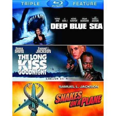 Deep Blue Sea / The Long Kiss Goodnight / Snakes on a Plane (Blu-ray)(2012)