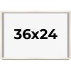 PosterPalooza | Shadow Box 3/4" Depth White Picture Frame - UV Acrylic, Backing Board, Hanging Hardware - 2 of 4