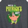 Women's SpongeBob Squarepants Happy St Patricks Day Graphic Racerback Tank - Heather Charcoal - 2 X-Large - 2 of 4