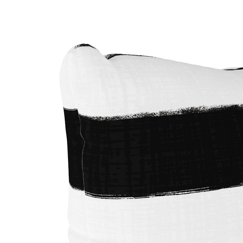 Black/White Stripe Throw Pillow - Skyline Furniture, 4 of 6