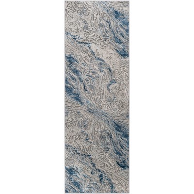 Hauteloom Lambton Blue Marble Rug