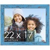 PosterPalooza | Shabby Chic Blue Picture Frame - UV Acrylic, Backing Board, Hanging Hardware Included - 2 of 4