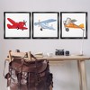 Stupell Industries Triple Colorful Airplanes Drawing, 25" x 25" - 2 of 4