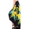 LA LEELA Women's Summer Bikini Wraps Beach Wrap Cover up Sarong Skirt Swimsuit Swimwear Cover Ups for Womens One Size Yellow, Floral - 3 of 4