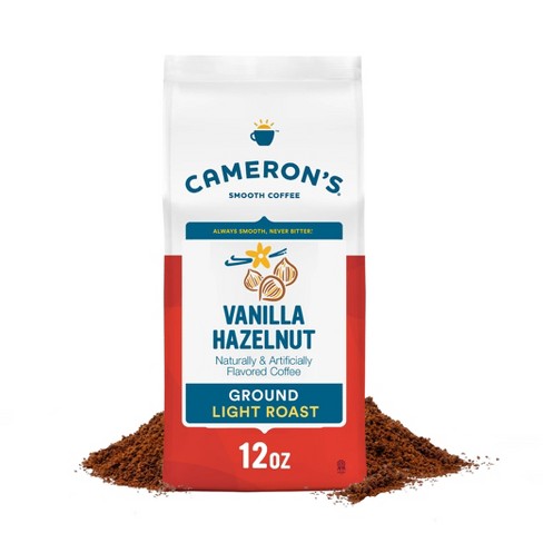 Cameron's Vanilla Hazelnut Light Roast Ground Coffee - 12oz : Target