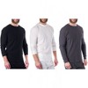 Alpine Swiss Mens Thermal Long Sleeve Top Underwear Crew Neck Shirt Waffle Knit Henley Base Layer - 4 of 4