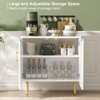 Fluted Accent Cabinet with Storage, 2 Doors & Adjustable Shelf - 4 of 4