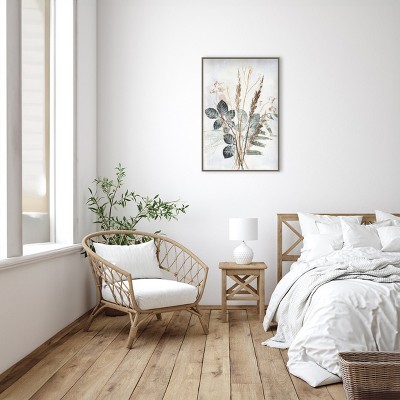 Natural Bouquet Canvas Print with Floating Frame