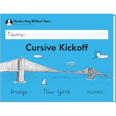 Handwriting Without Tears Cursive Kickoff student workbook