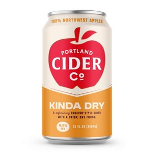 Portland Cider Company Kinda Dry Cider - 6pk/12 fl oz Cans - 1 of 1