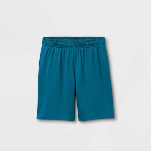 Girls' Gym Shorts - All In Motion™ Teal L