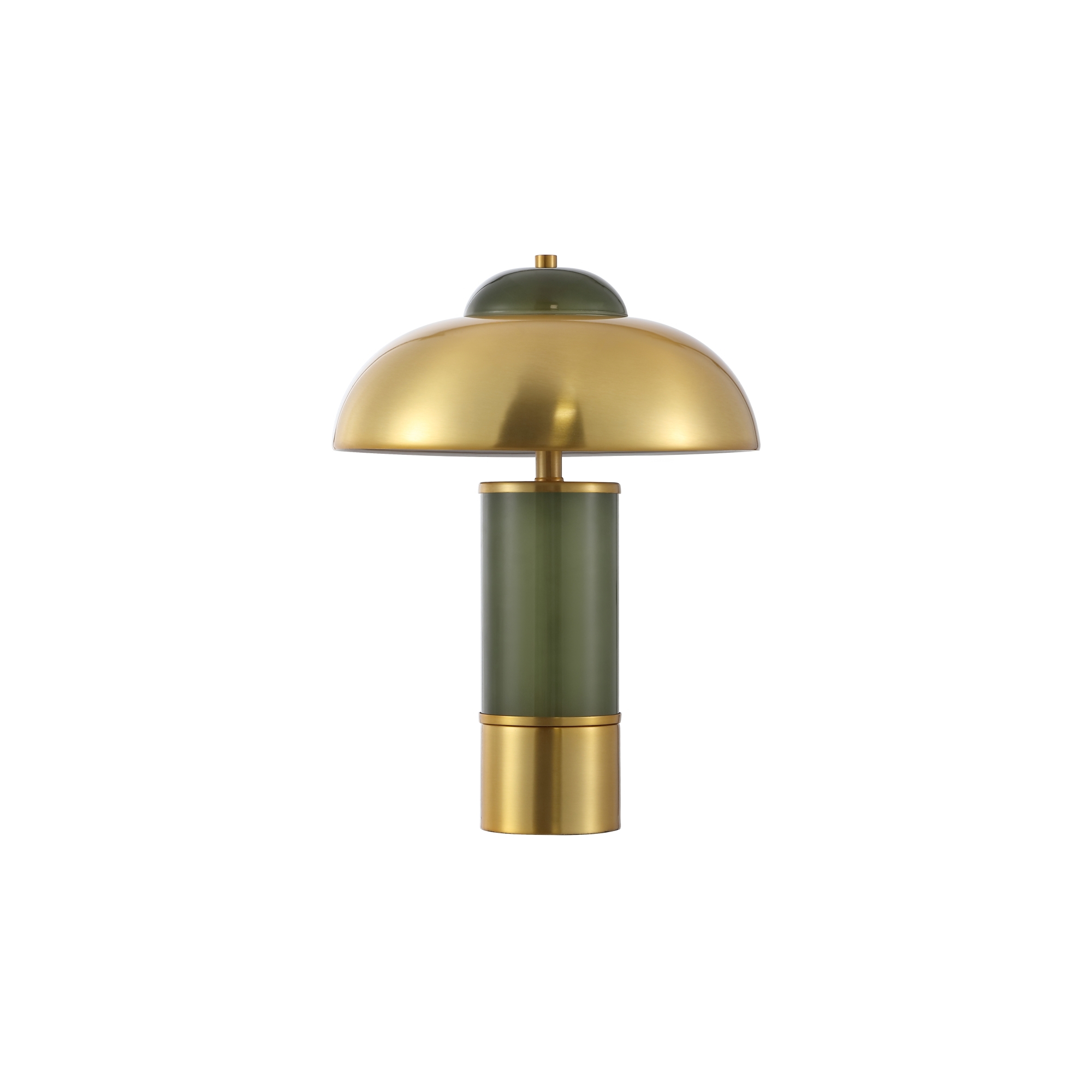 Drea Table Lamp - 16.25 Inch Height - TBL4607 - Green/Brass - Safavieh