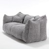 NicBex 73" Chenille Bean Bag Couch with High-Elasticity Foam,Giant Bean Bag Chair for Adults,Comfy Chair for Bedroom,Living Room Furniture - 4 of 4
