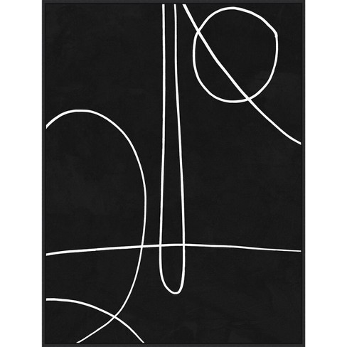 32 X 42 Back To The Drawing Board Iii By Urban Road Framed Canvas Wall Art  Print - Amanti Art : Target