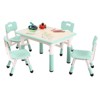 Kids Table and 4 Chairs Set - Height Adjustable Toddler Table with Non-Slip Legs/Graffiti Desktop for Ages 2-10, for Home, Classroom & Daycare - 3 of 4