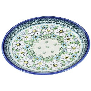 Blue Rose Polish Pottery T02 Galia Dessert Plate - 1 of 2