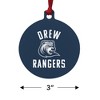 Drew University Rangers Logo Aluminum Holiday Christmas Tree Ornament - 3 of 4