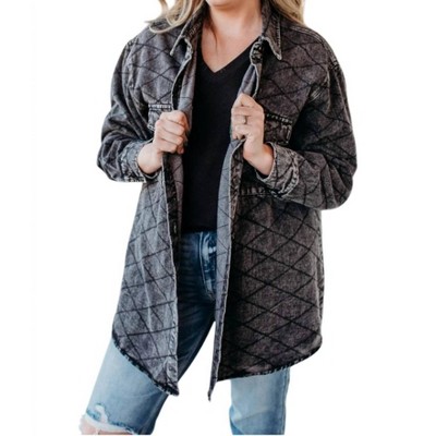 Women's Quilted Shacket - DAVI & DANI