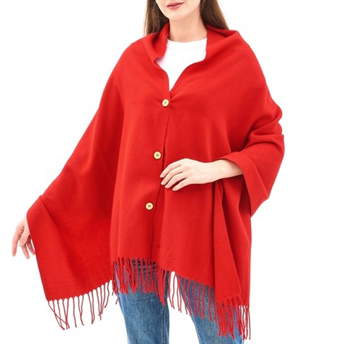 Womens on sale cape scarf