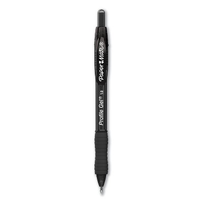 Paper Mate Retractable Gel Pens Bold Point 1.0 mm Black Barrel
