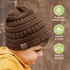 KeaBabies 3pk Warmzy Baby Beanies, 0-36 months Baby Hats, Baby Winter Hat for Newborn, Infant, Toddlers, Boys, Girls - 3 of 4