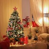 Whizmax 4.5ft Artificial Full Christmas Tree, Unlit Premium Hinged Xmas Pine Tree with PVC Branch Tips,Perfect for Christmas Decoration,Party,Holiday - 2 of 4