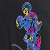 Women's - Disney - Mickey Silhouette Expressive Pattern Short Sleeve Graphic T-Shirt - image 2 of 4