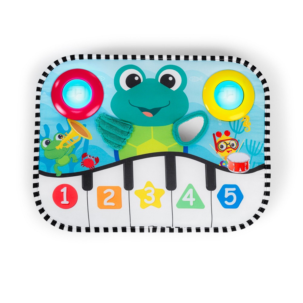 Baby Einstein Ocean Explorers Neptune&#39;s Kick &#38; Explore Musical Kick Pad and Crib Toy