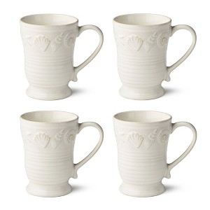 Certified International Coastline Cream Set of 4 Mugs : Target
